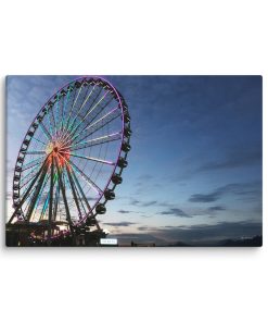 Capital Wheel at Dusk – Canvas Print