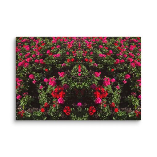 Red & Pink Blooms – Canvas Print - Image 6