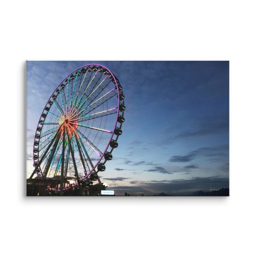 Capital Wheel at Dusk – Canvas Print - Image 6