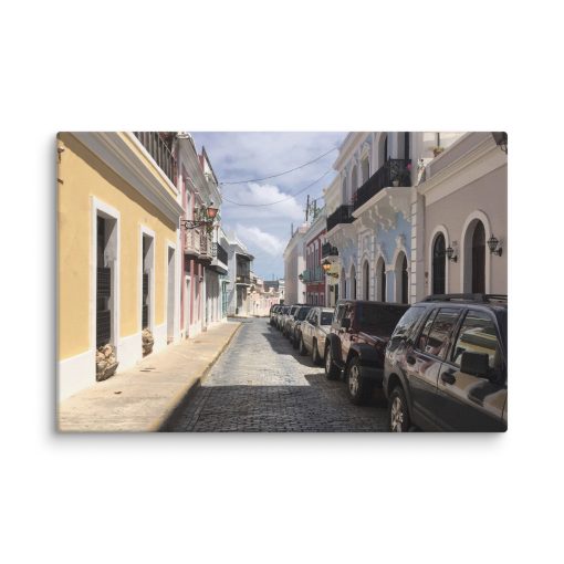 Old San Juan Stroll Colorful Colonial Streets – Canvas Print - Image 6